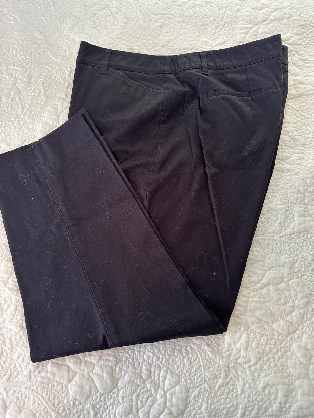 Talbots Perfect Crops in Black